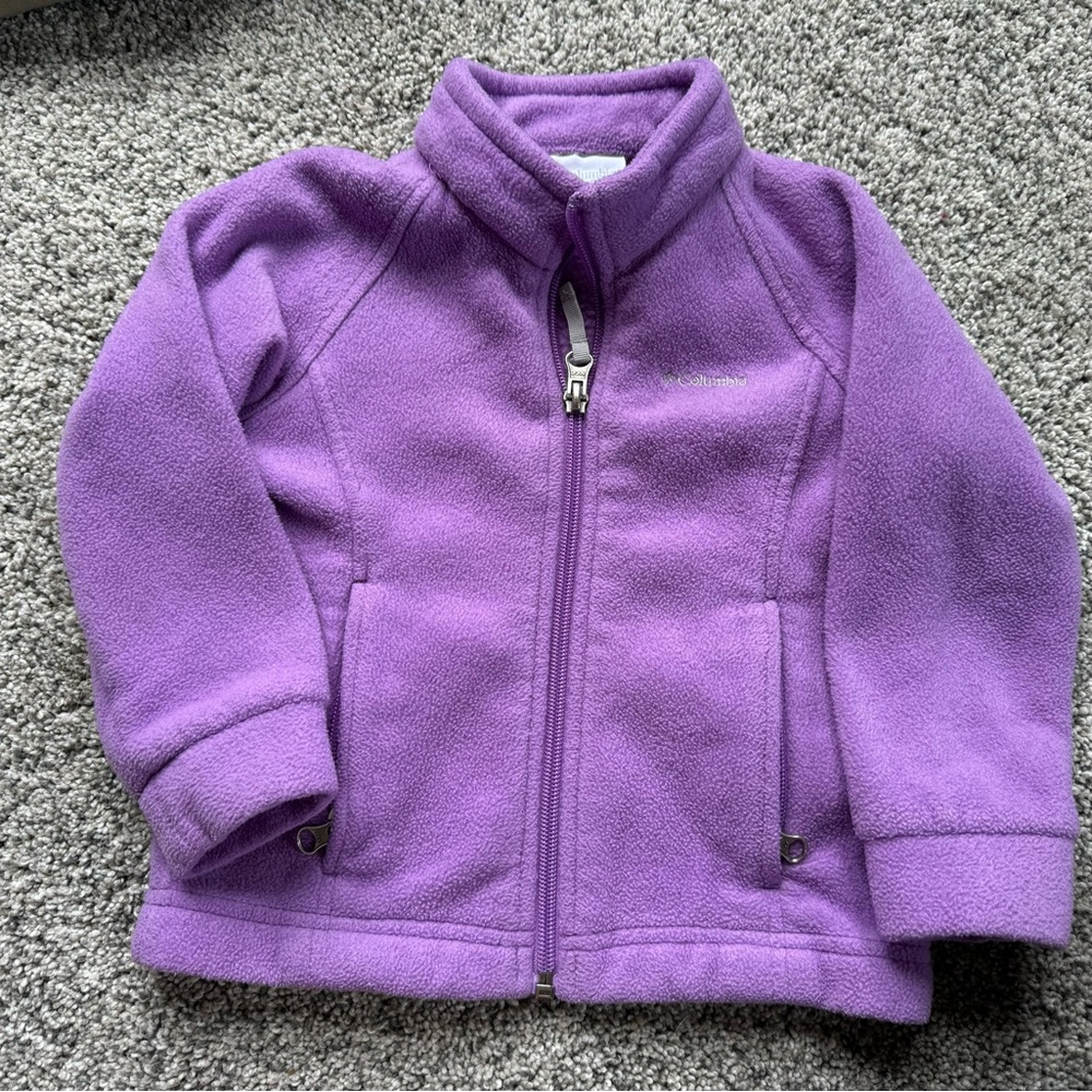 Toddler girl Columbia fleece jacket